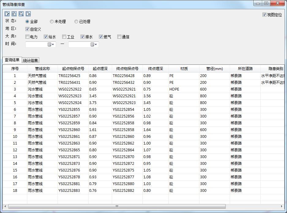 郴州市地下管线综合管理信息系统 郴州市地下管线综合管理信息系统